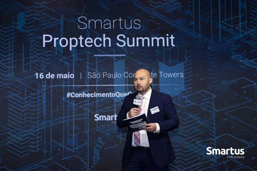 smartusbr's tweet image. Guilherme de Mauro, diretor executivo da Smartus, inicia neste momento o Smartus Proptech Summit 2019! #SmartusProptechSummit #Proptech #SãoPaulo #SP #Smartus