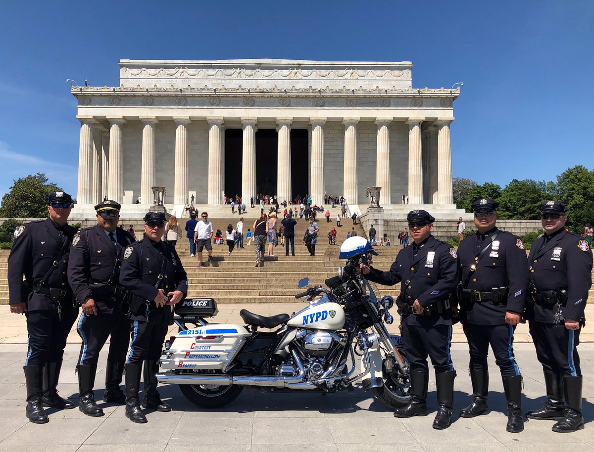 NYPDHighway's tweet photo. .@NYPDnews | This week, members of @NYPDHighway joined thousands of police officers from all over the country at #PoliceWeek2019 in #Washington #NYPD #PoliceWeek #NYC #NeverForget https://t.co/5FuFqVpNyx