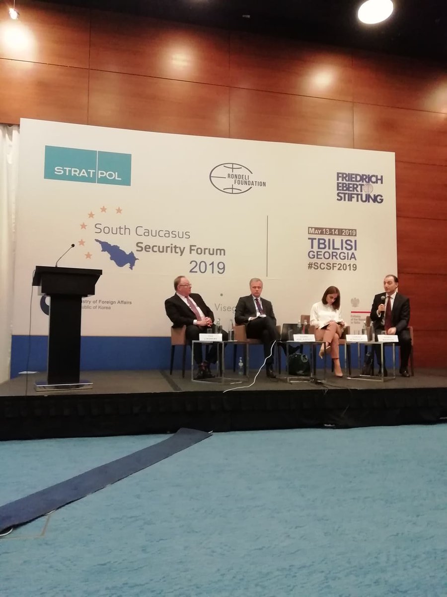GiorgiBadridze's tweet photo. Spoke at South Caucasus Security Forum 2019 #SCSF2019 on the state of the West/Liberal Democracy: my verdict - it's not dying, it's going through a mid-life crisis. https://t.co/dedIk5YKJp