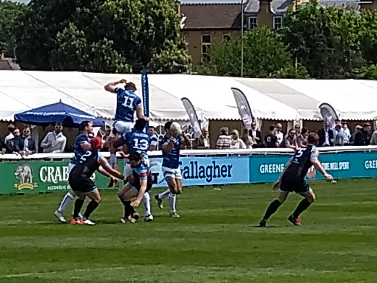 GallagherUK's tweet photo. Close fought 1st game at #lloyds7s against #Besso although not quite the winning start we wanted: 29-21. But #teamtalk underway ahead of our next with @MilesSmithLMB - come on Team Gallagher! #LRFC7s #LloydsRugby7s https://t.co/92FTRiOcux