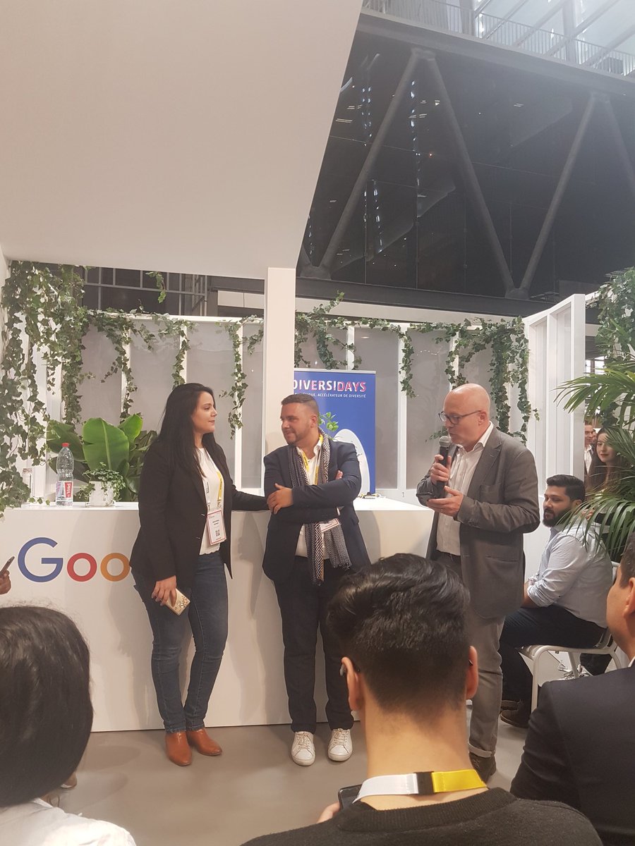 Les nouveaux héros d'aujourd'hui ! Les fondateurs de #diversidays avec <a href="/MouniraHamdi/">Mounira HAMDI</a> et <a href="/AnthonyBabkine/">Anthony Babkine</a> !
#VivaTechDLA #eventoftheday