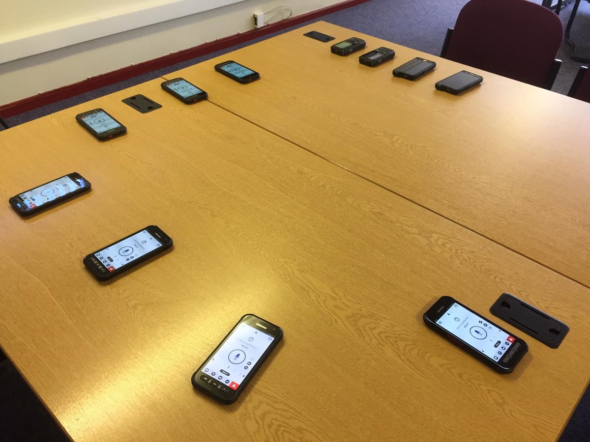 ESNfire's tweet photo. @AMotters @LeeDArcy2 from the #ESMCP #NFCC Team and @duncanswan63 Chris Lloyd and Jeremy Kemp from #ESNUK are attending the Bodyworn Device Form Factor workshop at West @WYFRS, looking at the usability of #ESNUK devices in an operational environment. https://t.co/KA9EfmVhOS