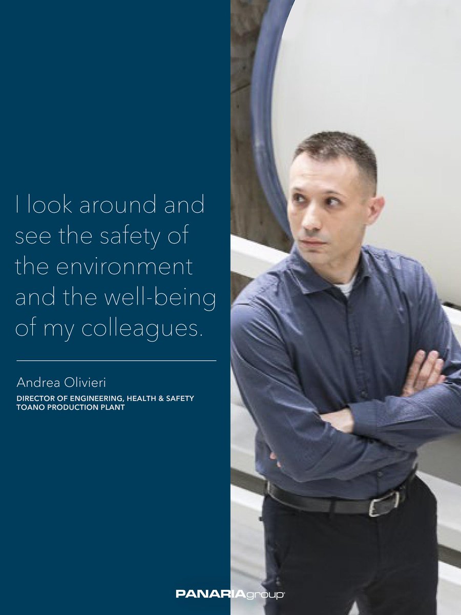 According to Andrea Olivieri - Director of Engineering, Health and Safety at the Toano plant - his company stands out for an ethical business that respects people and environment: bit.ly/2p8Ge8J
