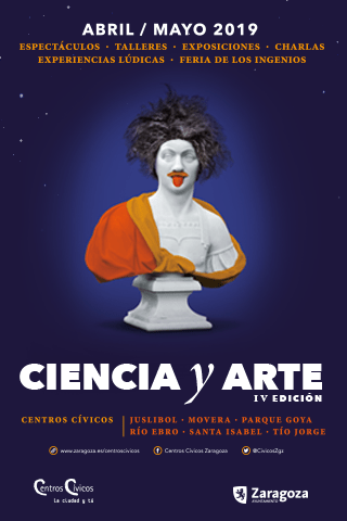 #Ciencia y #arte van de la mano este mes de #mayo en los #CentrosCívicos de #Zaragoza 👨‍🔬👩‍🎨 ¡¡no te pierdas todas las #actividades que han programado!! 🤩🤩