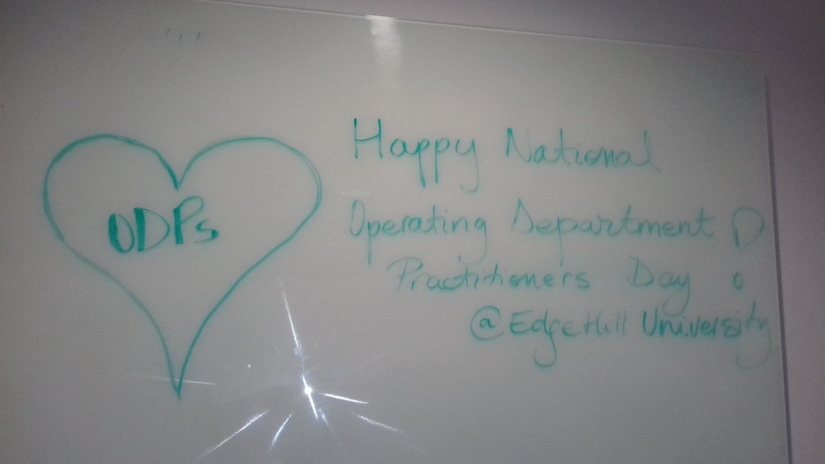 Celebrating National Operating Department Practitioner day at @EHU_FOHSC with lots of hands on activities which emphasise the skills ODPs do every day #loveyourODP #ODPday