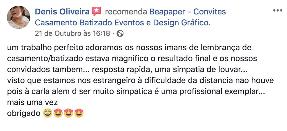 onbeapaper's tweet photo. Muito obrigada Denis. Sejam muito felizes! Be in love! Beijinho. :)
#beapaper #beapaperreview #opiniãobeapaper #avaliaçãobeapaper https://t.co/ZznWTKjhdC