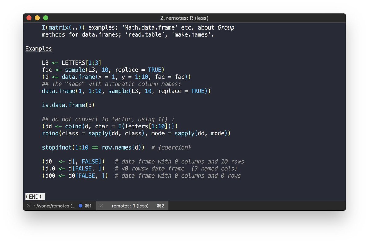 GaborCsardi's tweet photo. If you happen to use #rstats at the terminal, you'll find the rdoc package a big life improvement: https://t.co/9CtcRlHWvN https://t.co/KHm8vBdY0P