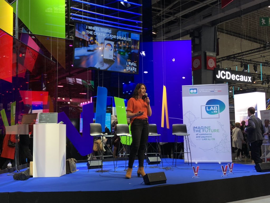 #Vivatech 2019 : <a href="/AudreySovignet/">Audrey Sovignet</a> conclut cette première session de pitch en nous parlant de <a href="/iwheelshare/">IWheelShare</a> iwheelshare.com #accessibility #PitchContestCB #LABbyCB <a href="/VivaTech/">VivaTech</a> 🚀🎙️cartes-bancaires.com