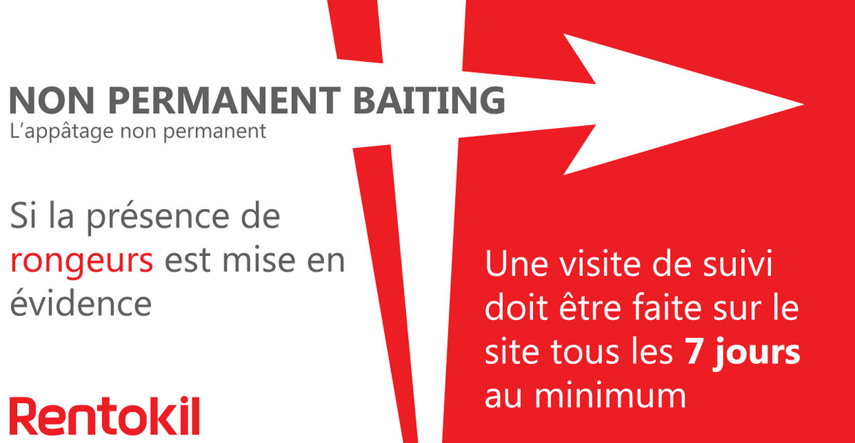 RI_France's tweet photo. La réglementation de l'appâtage permanent stipule que si la présence de #rongeurs est mise en évidence, une visite de suivi doit être effectuée sur le site tous les 7 jours minimum , pour justifier l'usage de produits #rodonticides AVK* . 
#appatagepermanent.

*Anti vitaminique K https://t.co/BoP7vJ4oHi