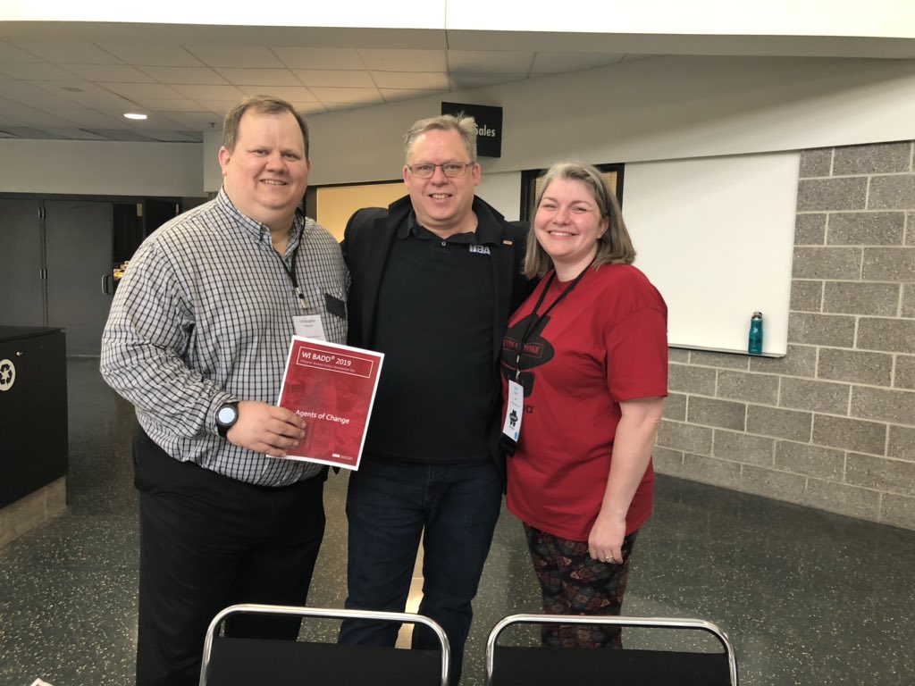 IIBAMSPChapter's tweet photo. Congratulations IIBA Wisconsin Chapters - Madison, SE WI, NE WI - and the WIBADD Board and Volunteers for an amazing WIBADD! @IIBA @IIBAWisconsinSE @iibanew @IIBAMadisonChap #wibadd2019 #BAOT @ThePassionateBA https://t.co/lidmaz3aV0
