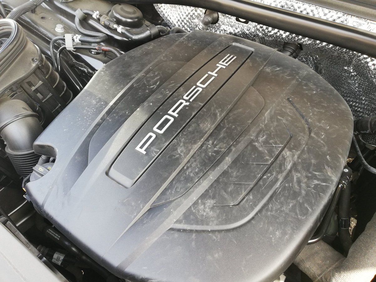 Il doit bien ronronner ce Macan... (Je ne parle pas du moteur, mais du chat qui y trouve refuge)