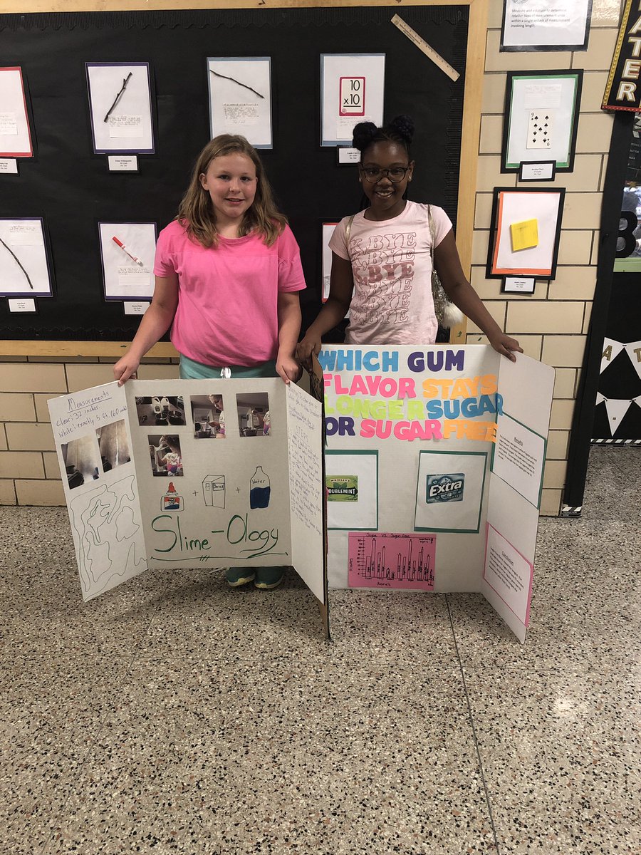 My girls worked on their science fair projects at home with their parents...Today they presented to their peers. Good job girls!