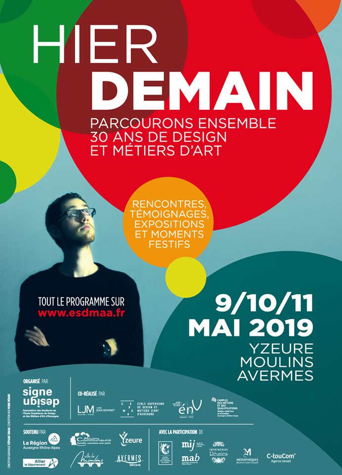 Vous avez peut-être rencontré ou bien revue notre #designer Marc TRAMOY au sein de l’#événement Hier DEMAIN 30 ans de #design du lycée Jean-Monnet à #yzeure. Une belle occasion pour échanger sur le parcours de chacun et d'en apprendre plus sur le #packaging et ses enjeux!