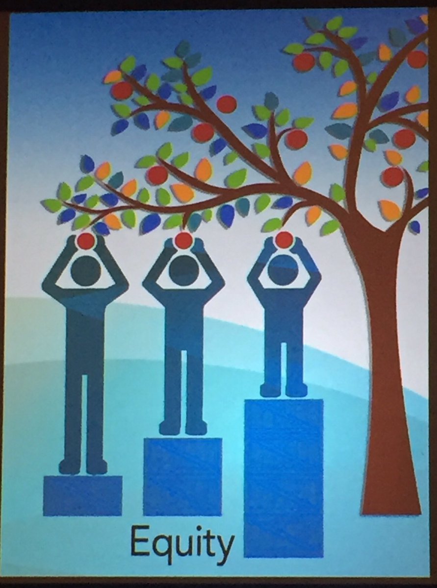 What does equity truly looks like... the assumption that the starting point is at the surface 🤯#PLSummit2019 <a href="/PrincipalKafele/">Principal Kafele</a>