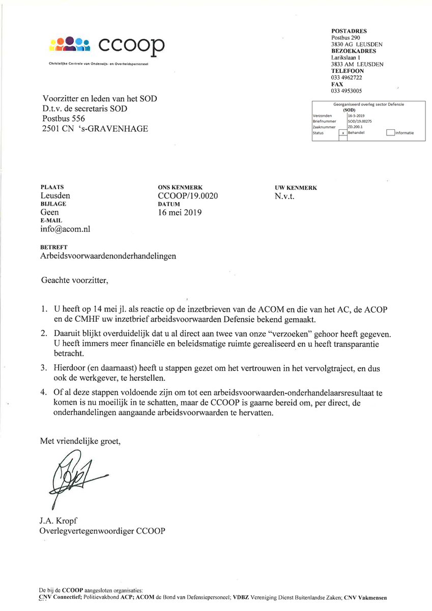 Jan_Kropf's tweet photo. reactie #CCOOP op inzetbrief #arbeidsvoorwaarden #Defensie.

Lees hier verder:
https://t.co/kG1lzCrAAa https://t.co/qn6Rsaw7gK