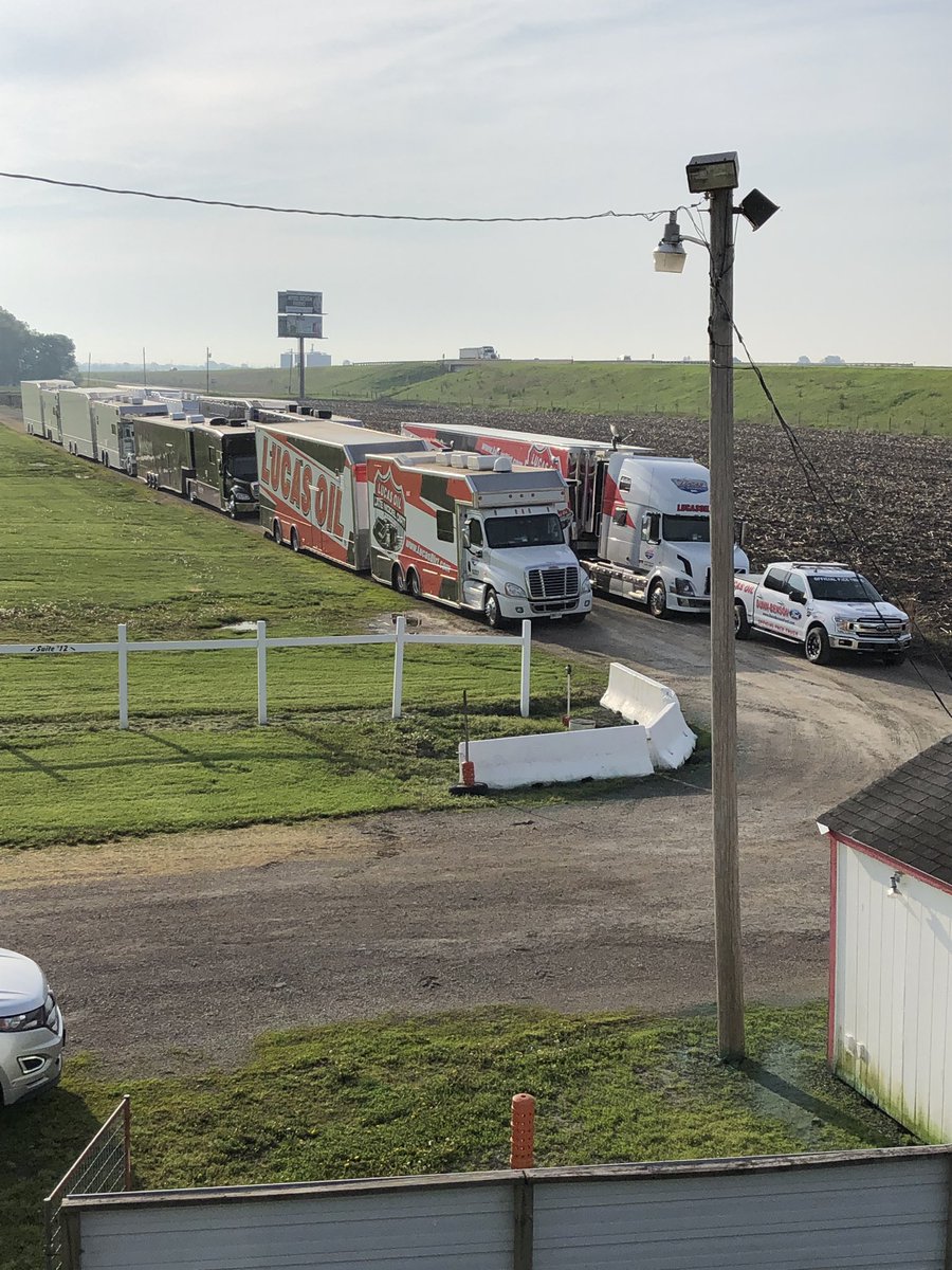 The view from Suite 34 this morning... It’s a sign that it’s going to be a GREAT day!