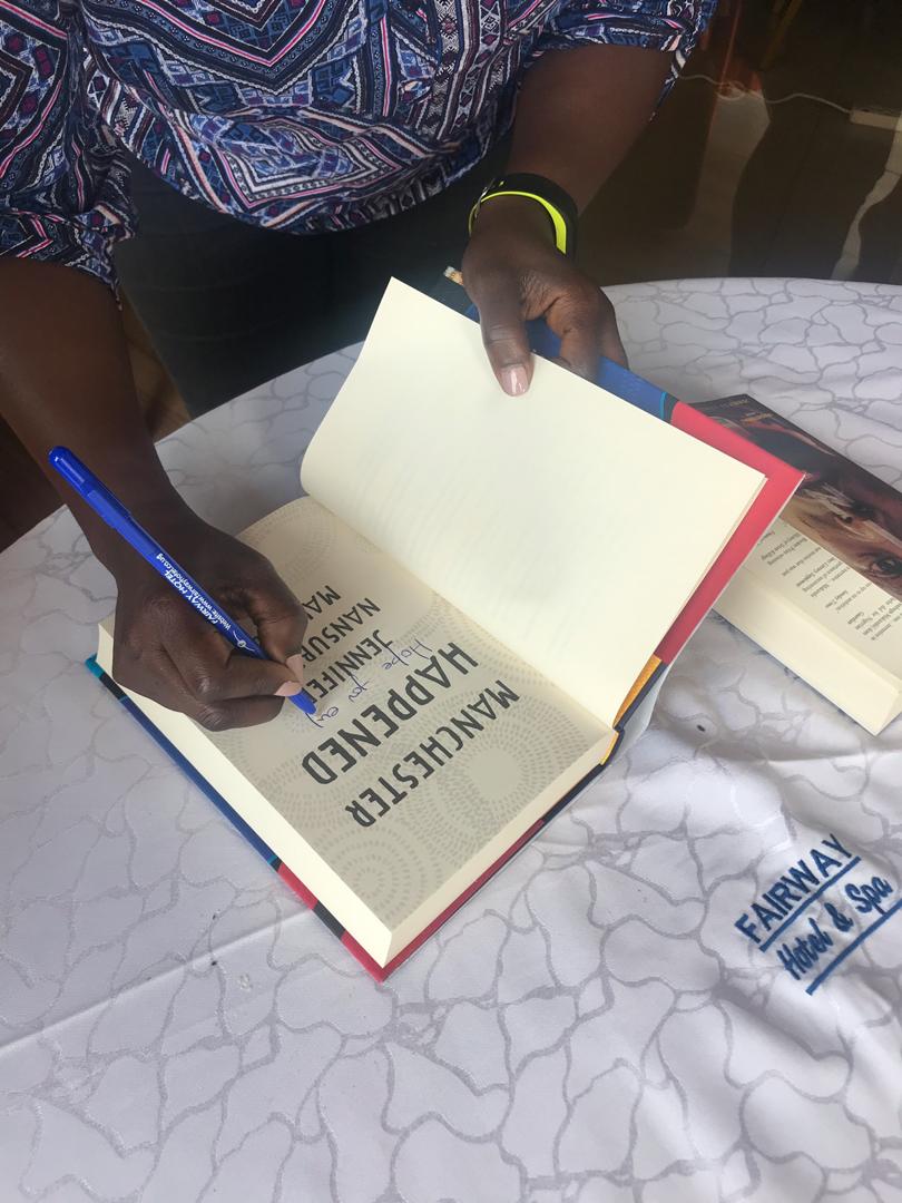 Remember when I said I had to get my copy of #Kintu signed at the  #UIWC19 Conference?

Well.. Your girl got TWO Jennifer Nansubuga Makumbi books signed! Ha! Happiness. 

I just can't wait to deep dive into #ManchesterHappened