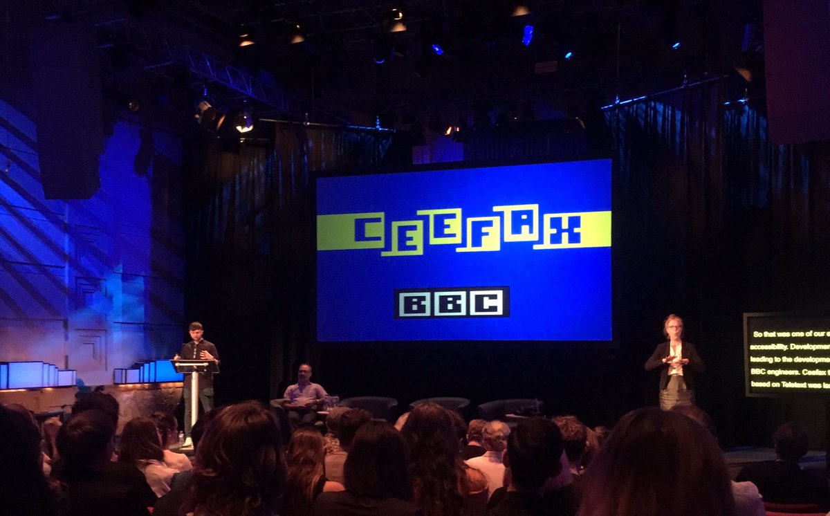 “As designers we disable people when we create barriers in digital environments” - some mega enlightening insights at today’s BBC Accessibility Awareness Day #BBCAAD19