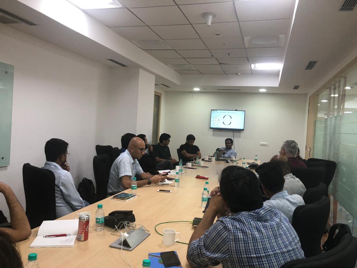 AccelIndia's tweet image. In yesterday’s #StartupRoundtable, @_AnandDaniel &amp;amp; @karan705 shared insights on &quot;Building a marketplace model&quot;.

Look out for our next Roundtable session in Bangalore soon on &quot;Building your initial team for seed stage startups&quot;.