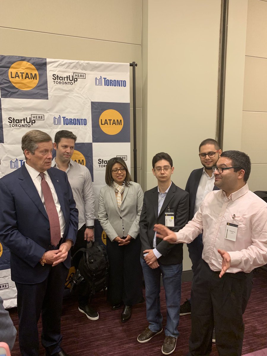 innscience's tweet photo. It is a pleasure for our team to meet the mayor of Toronto John Tory #InnScience #LatAmStartups https://t.co/TTzu043iwX
