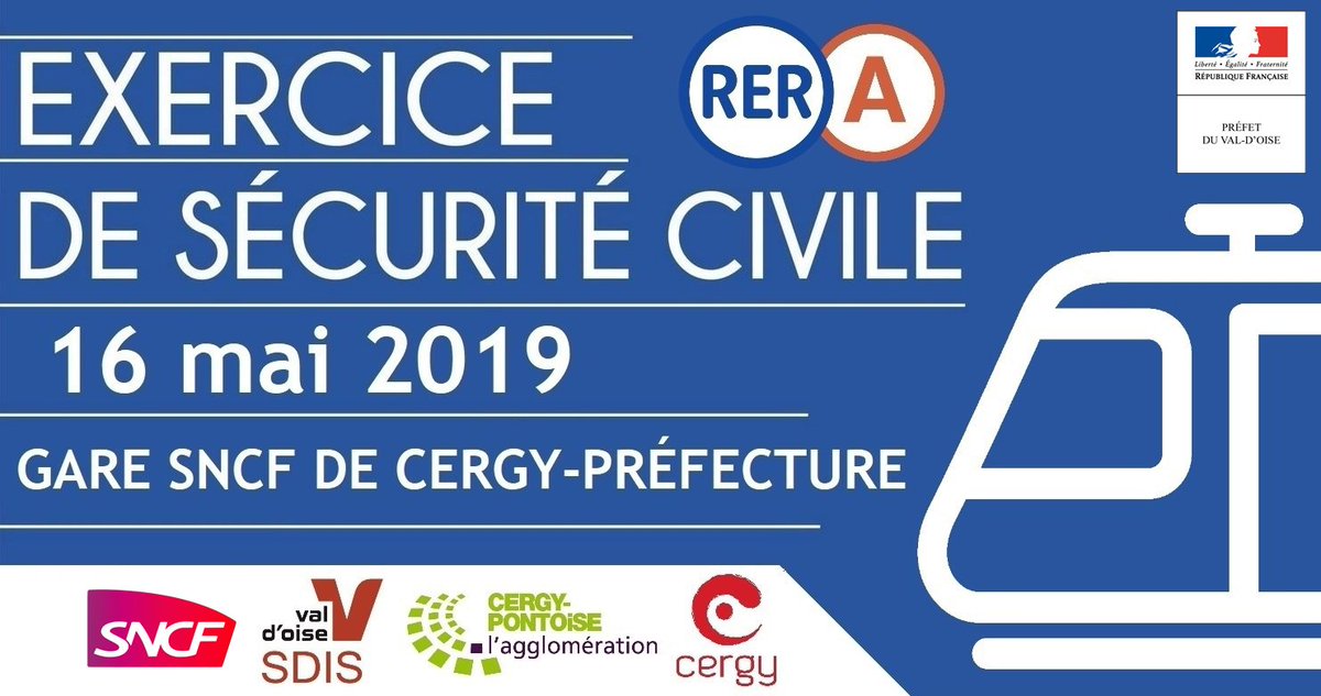 Prefet95's tweet photo. 📢En partenariat avec @SNCFReseau, un #exercice de sécurité civile de simulation d'accident ferroviaire est organisé ce jeudi dès 23h30 en gare @SNCF de #CergyPréfecture. ℹ️#InfoUsagers 🚌Gare routière provisoire mise en place pour les bus de 23h00 à 4h00👉https://t.co/Q4bQ9QJO5m https://t.co/RgFb1NDre8