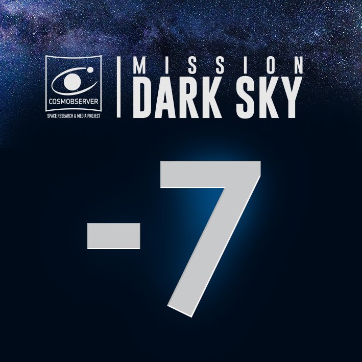 missiondarksky's tweet image. -7 
ENG: Next May 23th will start @missiondarksky, the #COSMOBSERVER&apos;s
global awareness campaign about #lightpollution.
ITA: Il prossimo 23 maggio partirà ufficialmente #MissionDarkSky,
la Campagna globale di sensibilizzazione sull&apos;#inquinamentoluminoso
di @thecosmobserver