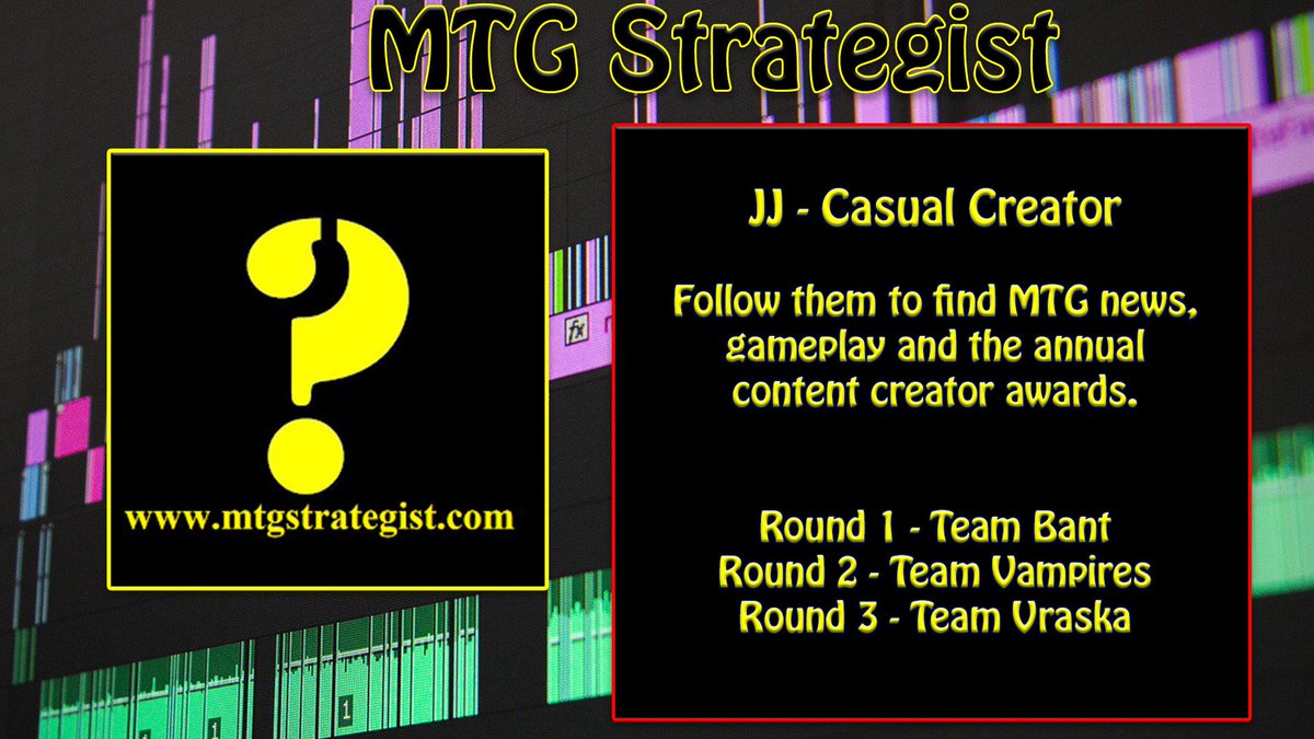 creaYTors's tweet photo. Find @MTG_Strategist:

https://t.co/JZpId3p7J9  
https://t.co/S395srG0Dc  
https://t.co/vHK4FBARku …

and @AlbyMTG uploads videos on the regular:

https://t.co/D65ih6EsDL  

#MTGCCCup https://t.co/UeMOmV4l27