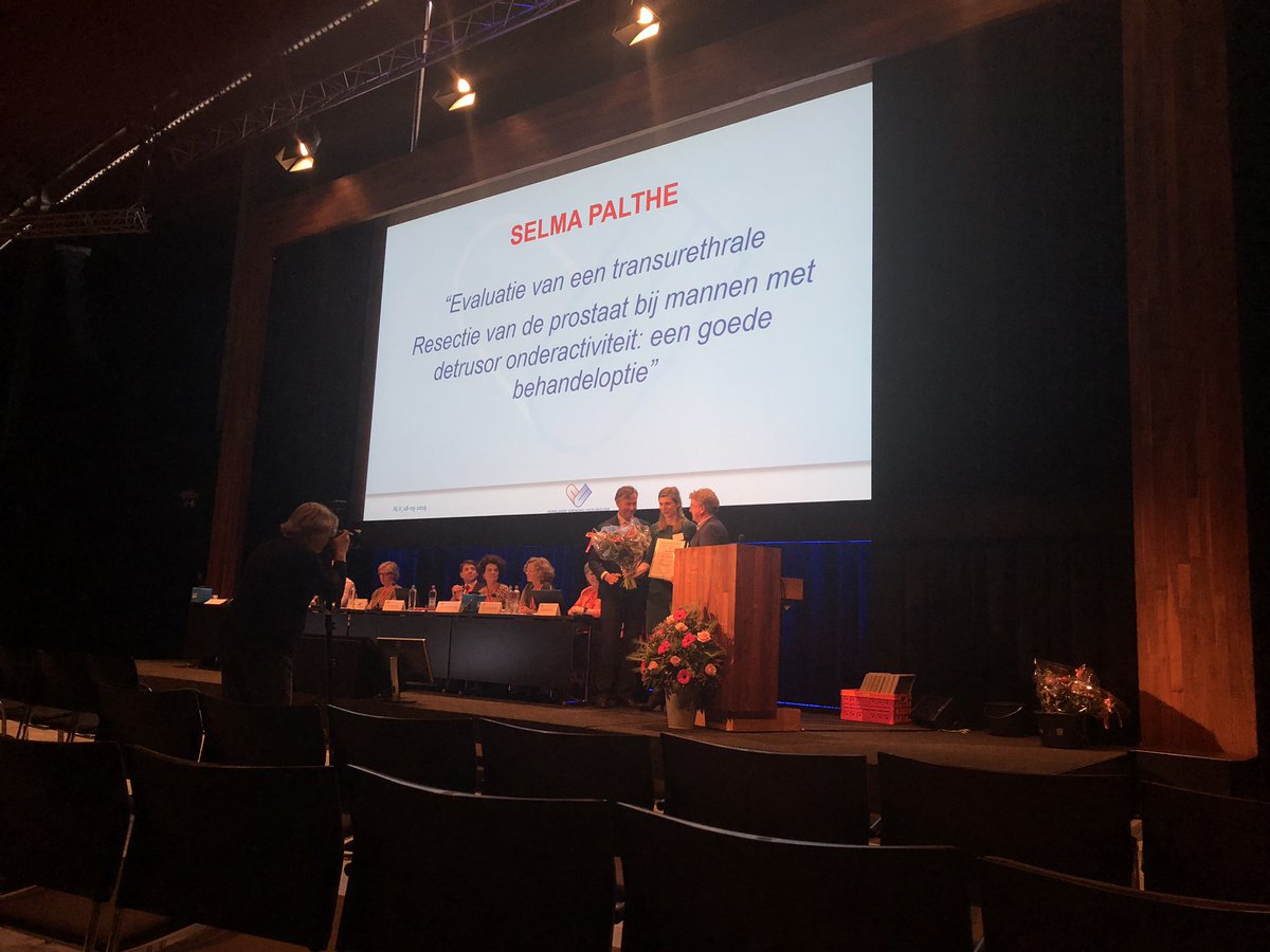 BartWitteUro's tweet photo. Selma Palthe heeft de FURU-prijs 2019 gewonnen met haar studie! Gefeliciteerd!!@IsalaZiekenhuis @IsalaUrologie @Marco_Blanker #nvu19 https://t.co/fU8YSC91bl
