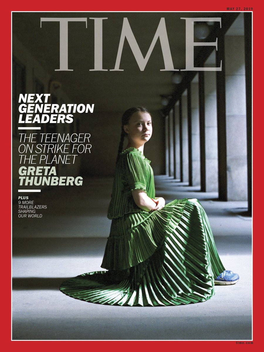 Image result for greta thunberg time magazine