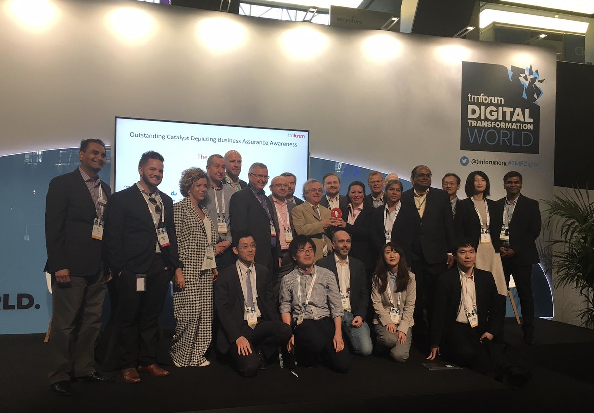 tmforumorg's tweet image. The Outstanding Catalyst Depicting Business Assurance Awareness award goes to… Skynet! Congratulations to the Champions: @BTGroup @ChunghwaTelecom @deutschetelekom @dutweets @NTTCom_online @orange @verizon @VodafoneGroup @TelenetEN @TIM_Official @TELUS #TMFDigital