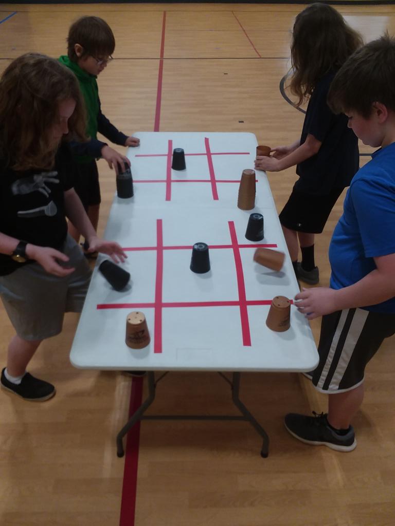 Flip Cup Tic Tac Toe.