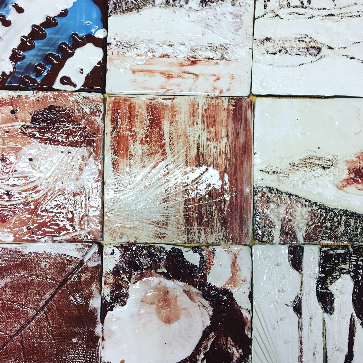 SensoryTrust's tweet photo. Check out these beuatiful tiles from our work with @leachpottery. They were made by kids with disabilities &amp; their families, and will be displayed as part of our new show garden @The_RHS Hampton Court Garden Festival https://t.co/PaXXqGFW8Y