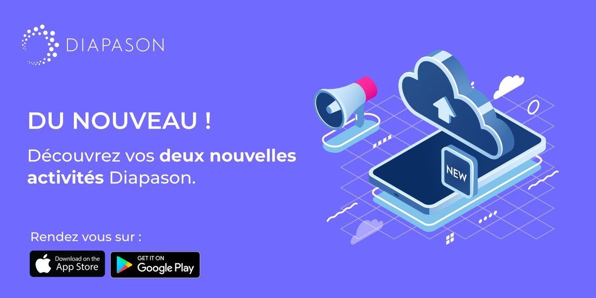[NEWS] Chez <a href="/immTherapy/">Immersive Therapy</a> il y a du nouveau ! Découvrez vos deux dernières activités Diapason. 👉 Bulles de mémoire : mémorisez des séquences sonores et reproduisez-les. 👉 Respiration abdominale : retrouvez le calme intérieur à l'aide de votre respiration et laissez vous bercer !