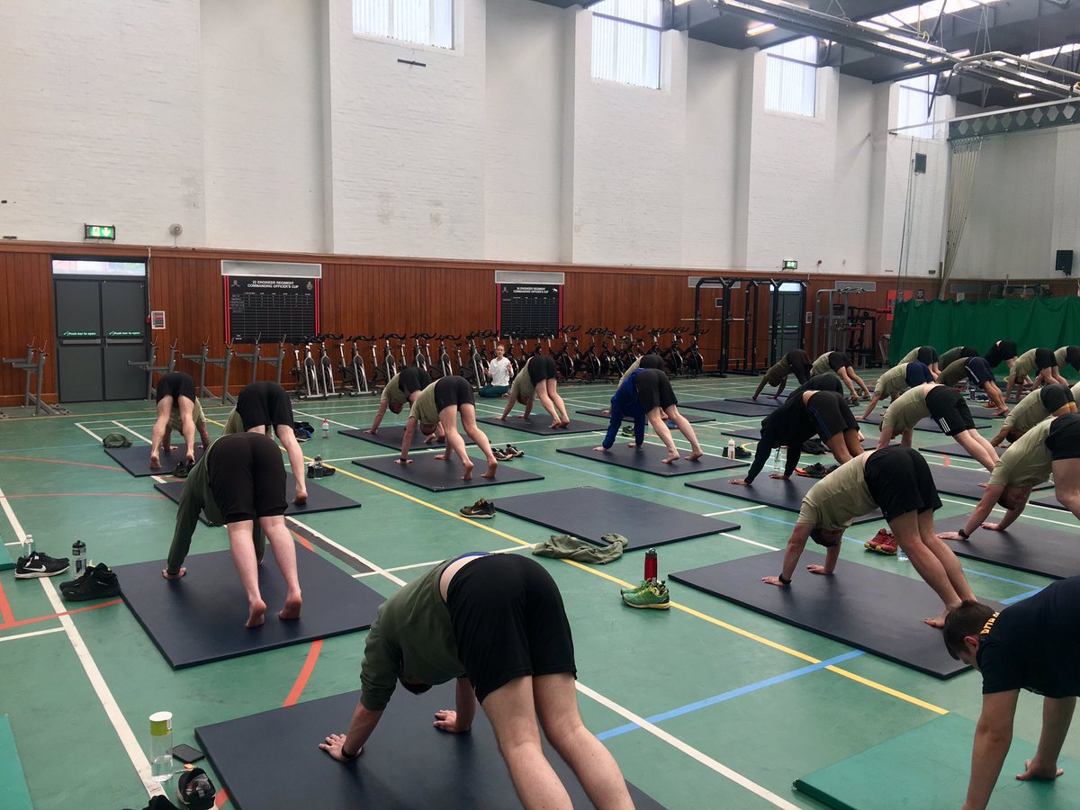 22EngrRegt's tweet image. Wk 3 of new battle rhythm saw @22EngrRegt conduct our first session of #MentalResilience training; an excellent yoga session, an intro to #OpSMART from RSM Jones, &amp;amp; a great session from Padre Stokes on #Fitness (physical, mental and spiritual).
#MentalHeathAwarenessWeek