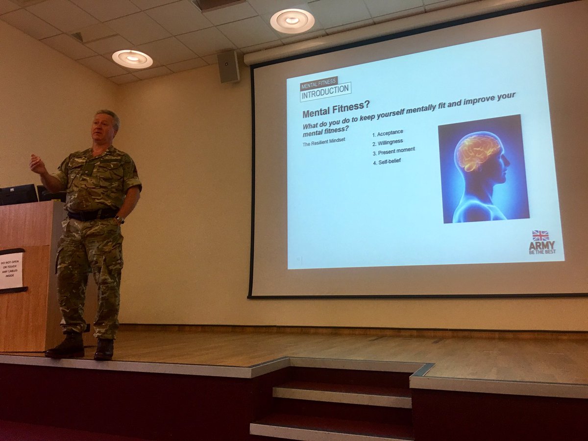 22EngrRegt's tweet image. Wk 3 of new battle rhythm saw @22EngrRegt conduct our first session of #MentalResilience training; an excellent yoga session, an intro to #OpSMART from RSM Jones, &amp;amp; a great session from Padre Stokes on #Fitness (physical, mental and spiritual).
#MentalHeathAwarenessWeek