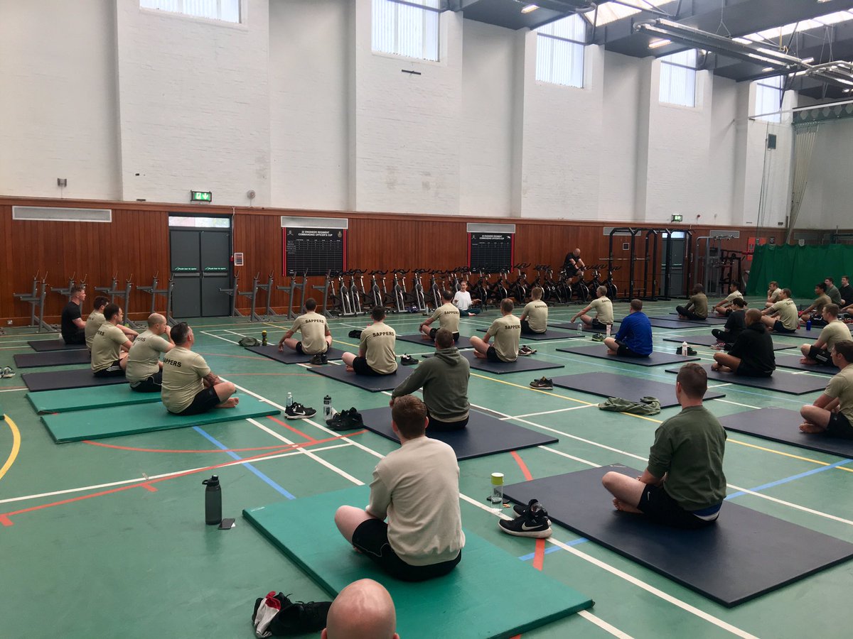 22EngrRegt's tweet image. Wk 3 of new battle rhythm saw @22EngrRegt conduct our first session of #MentalResilience training; an excellent yoga session, an intro to #OpSMART from RSM Jones, &amp;amp; a great session from Padre Stokes on #Fitness (physical, mental and spiritual).
#MentalHeathAwarenessWeek