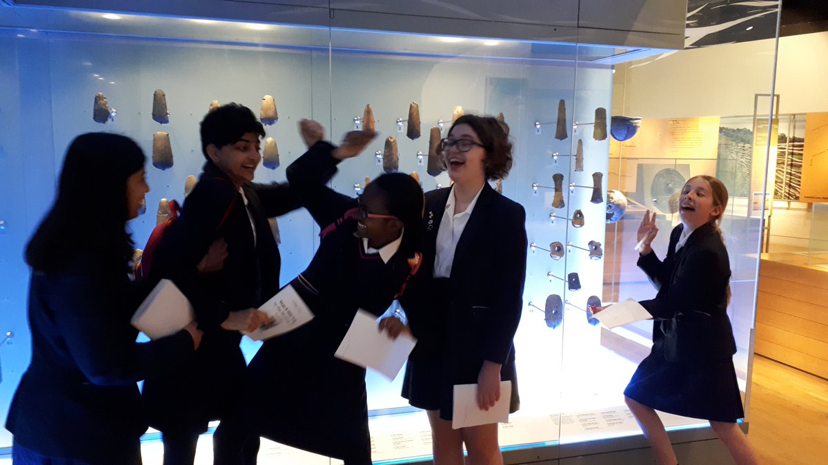 SydClassics's tweet photo. A great time with 70 of our wonderful Year 8 Classics students today exploring the Roman galleries @MuseumofLondon @SydenhamHigh https://t.co/X7ogw7IQaN