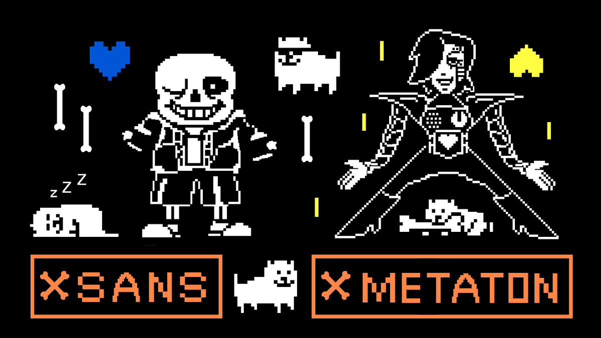 Re Percussion アルパカ Undertale アンダーテール というゲームにはまって ドット絵描いてみました なんと３人の合作です笑 サンズ なつ Hiyoriina メタトン あき A Key1121 うざい犬 氷河期 Theiceage14 ゲーム内の曲も凄くカッコ良くて鳥肌