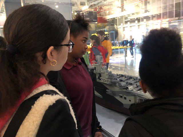 BTMiddleSchool's tweet photo. Mr. Wilbekin's 7th Grade Class Trip to the Intrepid - May 14, 2019 https://t.co/CbCnrjt9qs