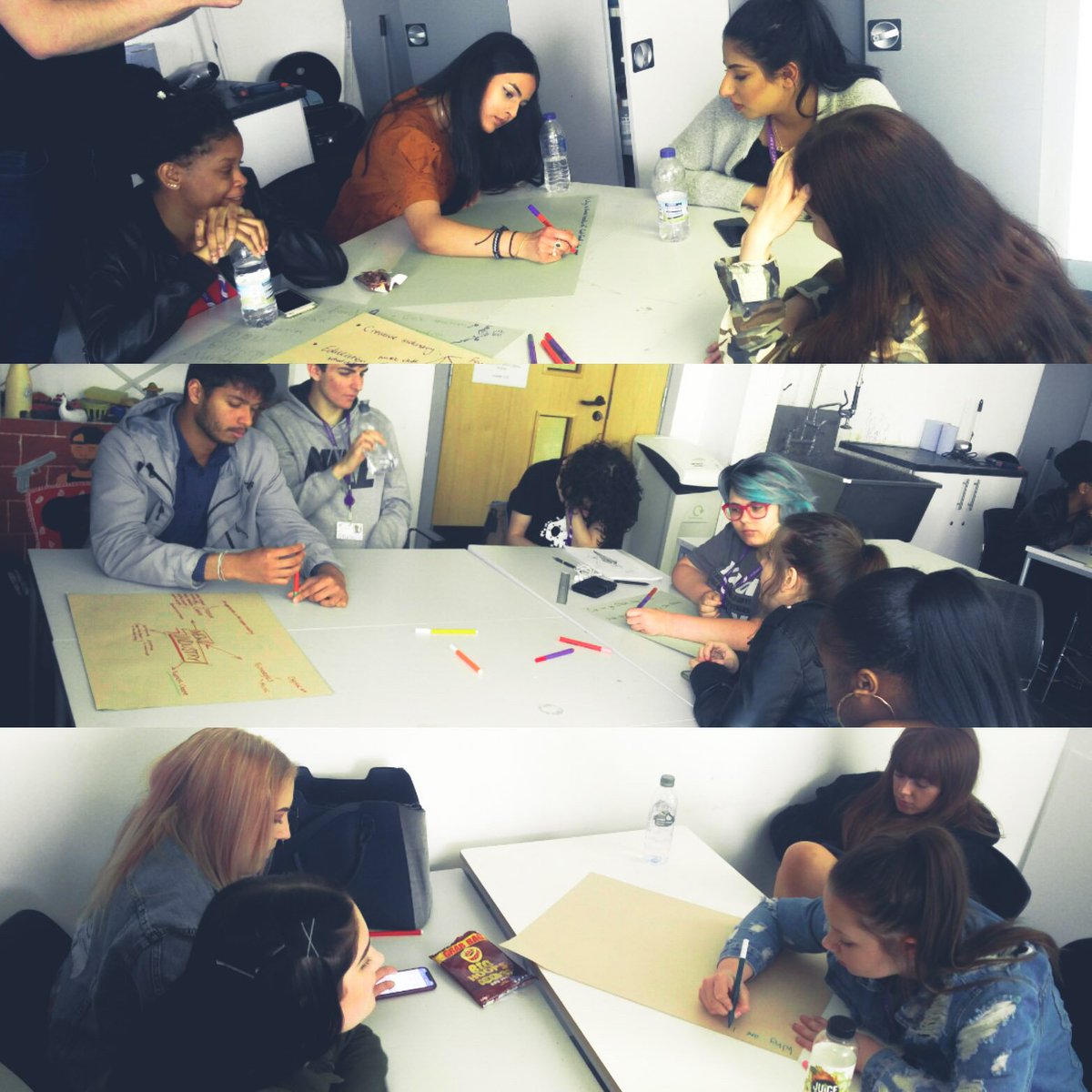 iSandwellHQ's tweet photo. So, our #DemJam cohort are formulating 3 questions they would like to put to our local MPs on the future of work in Sandwell & what they'd like to see for the #iDF19 hackathon.
@tom_watson, @JamesMorris, @spellar & @AdrianBaileyMP, we'll let you know what they say ✊ https://t.co/1CXk2tiFgW