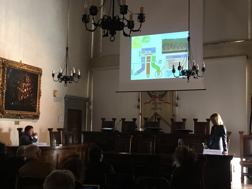 GrowBot_project's tweet photo. Yesterday our coordinator and researcher #Mazzolai #cmbr @IITalk presented #GrowBot_project at @georgofili #robotic #sustainability #agriculture https://t.co/BOPzbwpiFw