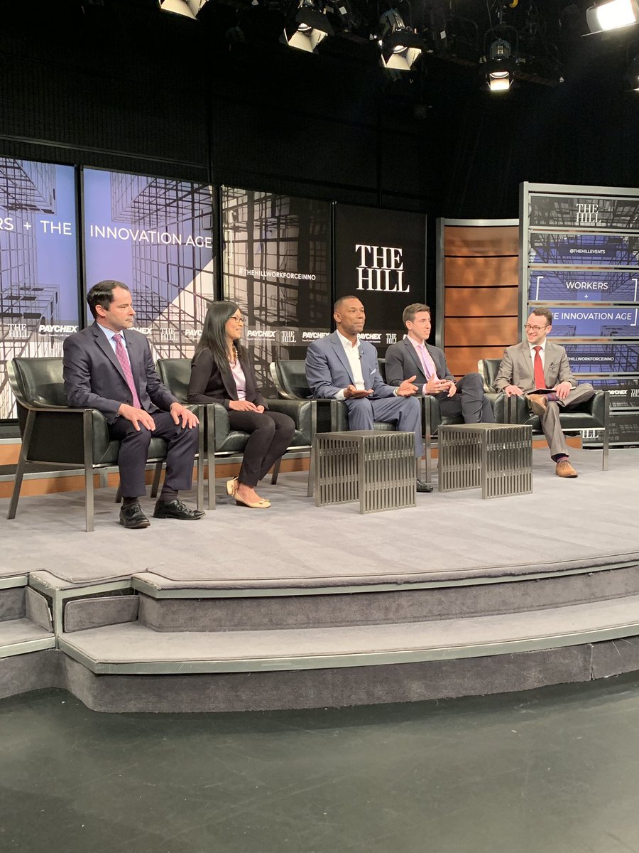 “Not only skilled but also proficient. We have a lack of proficiency in this country. How do we play off that so the workforce has the proficiency to prepare for the workforce ahead”. <a href="/adamlsegal/">Adam Segal</a> at #TheHillWorkforceInno