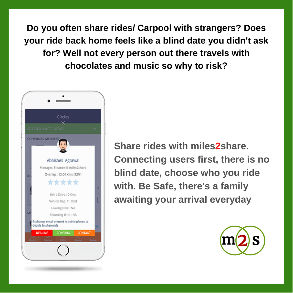 miles2share | flexible & hassle-free carpooling tweet media