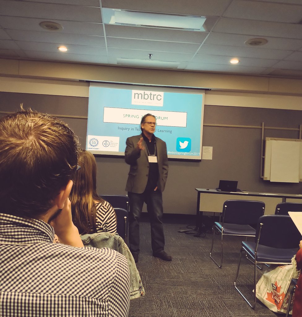 NguyenMath's tweet photo. A very moving opening keynote from Lloyd Kornelsen on student potential. "We don't know the profound impact we have on students." #mbtrcspringforum2019 https://t.co/lDqeJsAITn