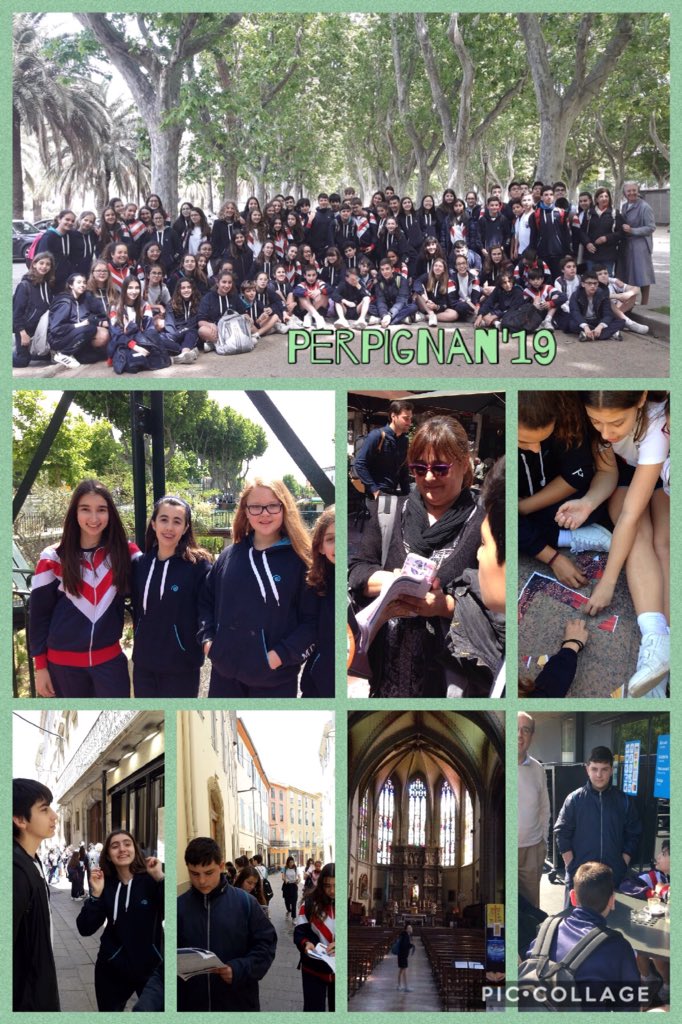 mda_francais's tweet photo. Els estudiants de francès 1r i 2n d'ESO @_mdangels hem superat els reptes plantejats i hem descobert l'enigma! Aprenentatge cooperatiu en el context privilegiat de Perpinyà. #Merci https://t.co/ZxBAyyuv7i