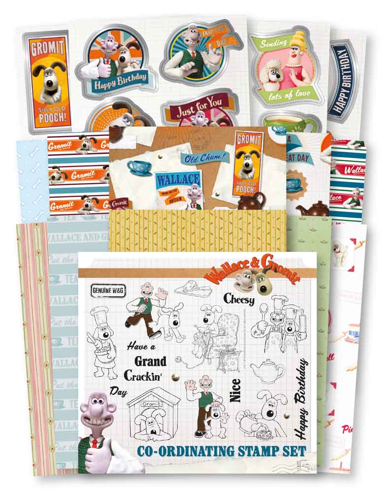PapercraftE_mag's tweet photo. Issue 174 is on sale today! Don't miss our exclusive Wallace & Gromit foiled kit and stamp set – you can create Father's Day makes, cards for women, giftwrap and more! Buy yours from https://t.co/QulDXHrvtH #papercraftessentials #cardmaking #wallaceandgromit #papercraft #crafting https://t.co/5wCSxqv99c