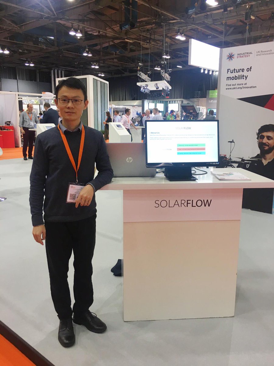 ben_franchetti's tweet image. @DrKaiWang is presenting #Solarflow innovative hybrid technology at @AllEnergy 2019! Come.and find us at the @beisgovuk research and innovation stand. #cleanenergy #ClimateEmergency