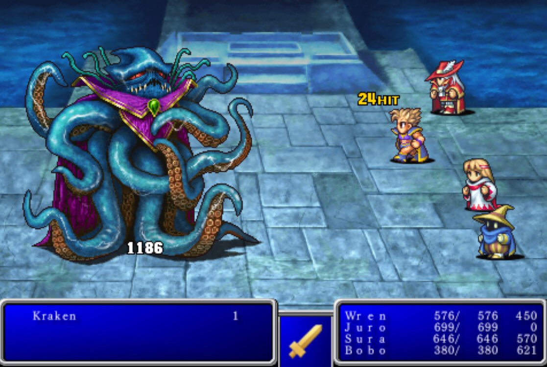 everysingleff's tweet image. Krakan down.
#everysinglefinalfantasy #sunkenshrine #finalfantasy