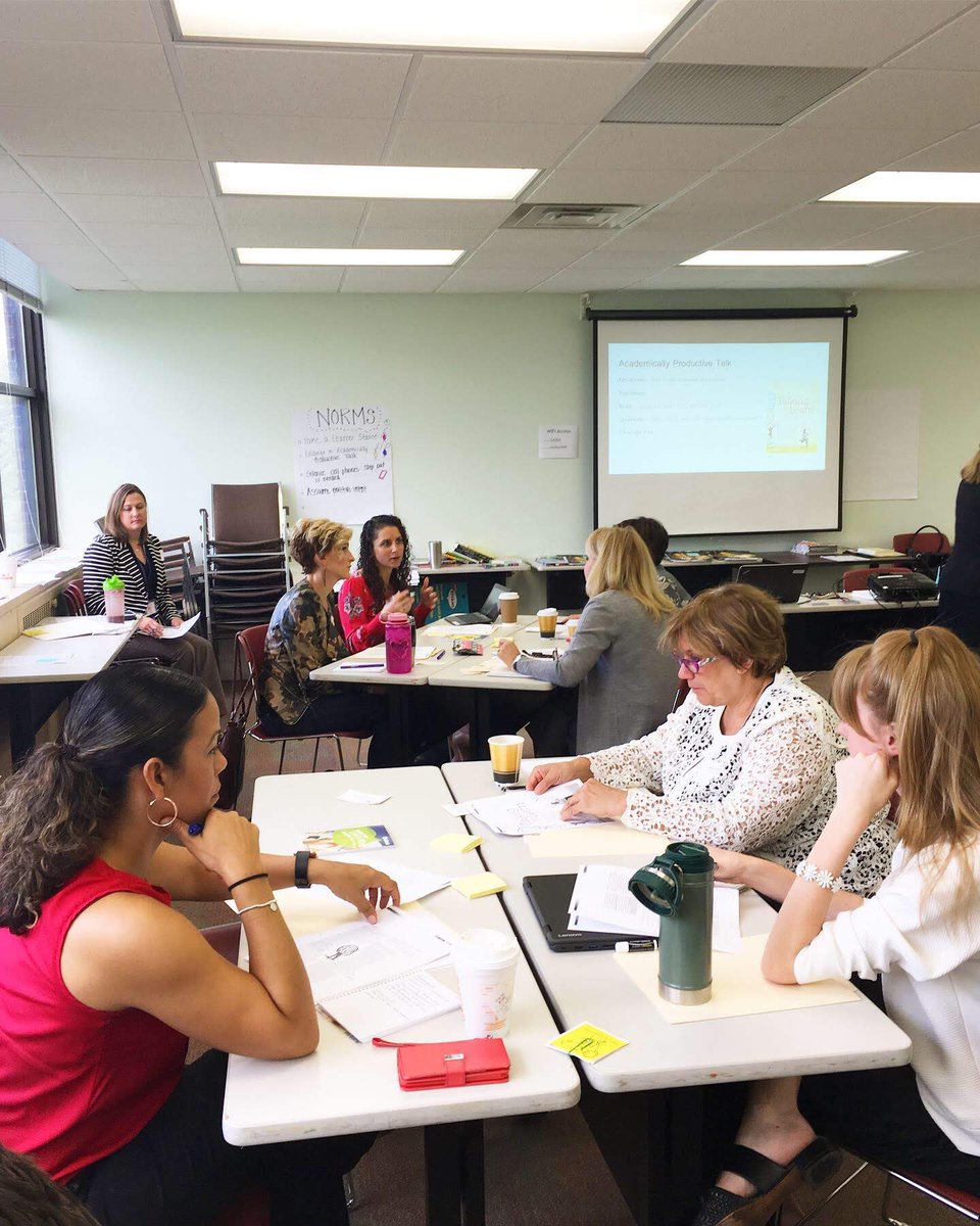 CASDA_NY's tweet photo. Participants of today’s “Building Culturally Responsive Literacy Using Text Sets” workshop are engaged in the process of reading through a text set like a student and developing sets that represent, value and celebrate the diverse cultures of their students. #literacy #equity https://t.co/JpXbuQHl39