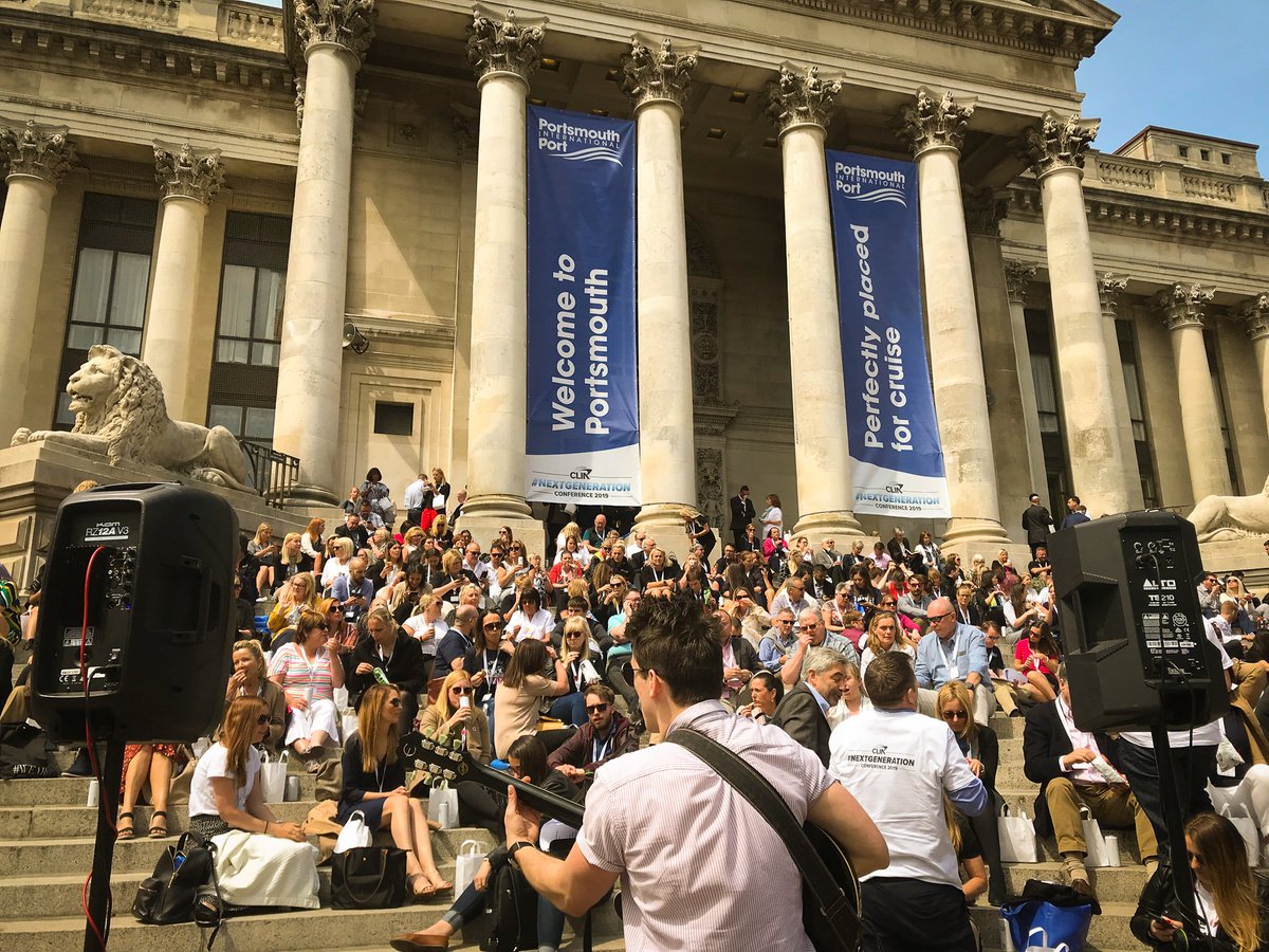 PortsmouthGhall's tweet photo. The Portsmouth Guildhall was thrilled to host the @CLIAEurope conference 2019! with guest speaker @richardbranson! #nextgeneration #CLIAConference2019 https://t.co/zJN3hWP284